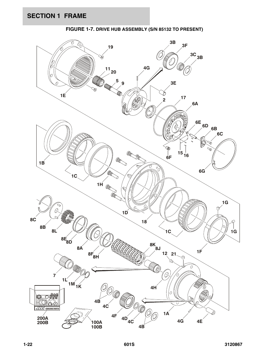 JLG 601S Parts Manual User Manual | Page 30 / 320