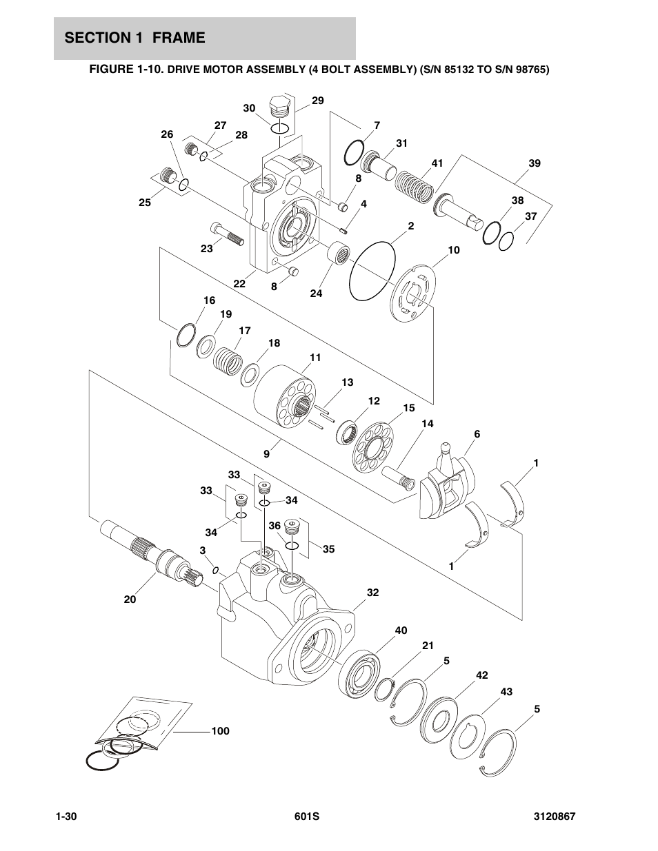JLG 601S Parts Manual User Manual | Page 38 / 320