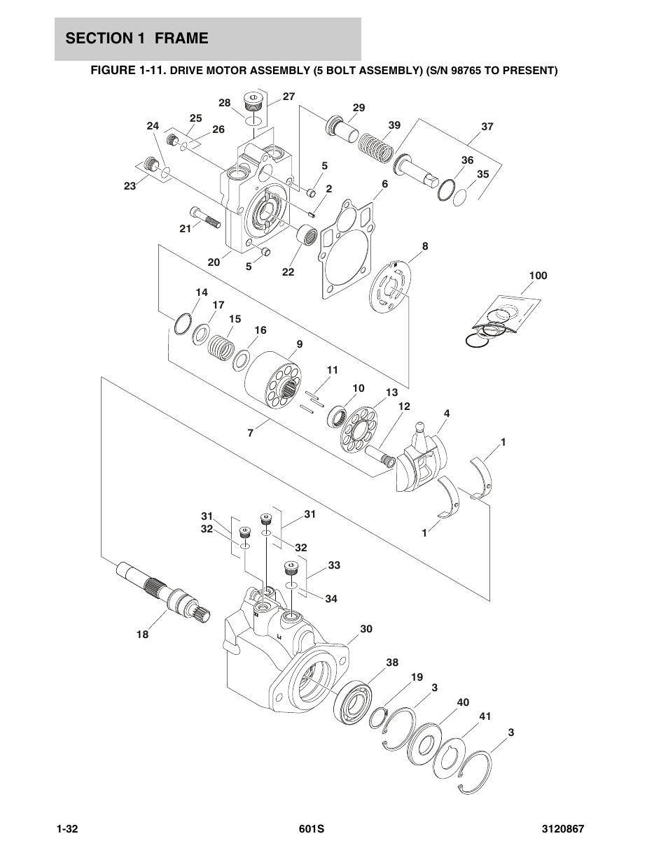 JLG 601S Parts Manual User Manual | Page 40 / 320