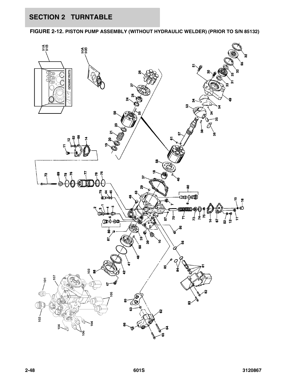 JLG 601S Parts Manual User Manual | Page 94 / 320