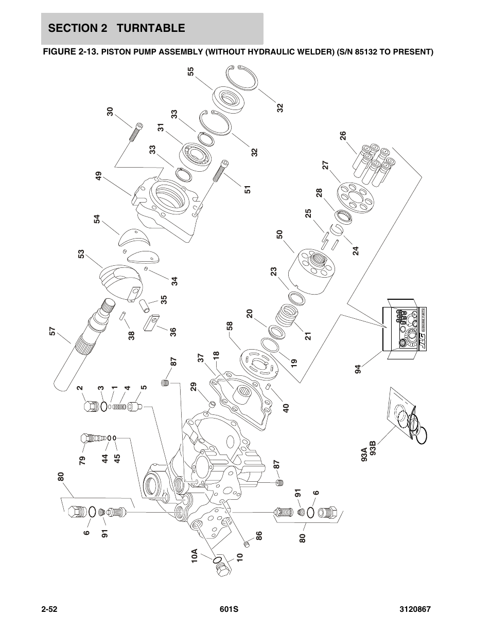 JLG 601S Parts Manual User Manual | Page 98 / 320