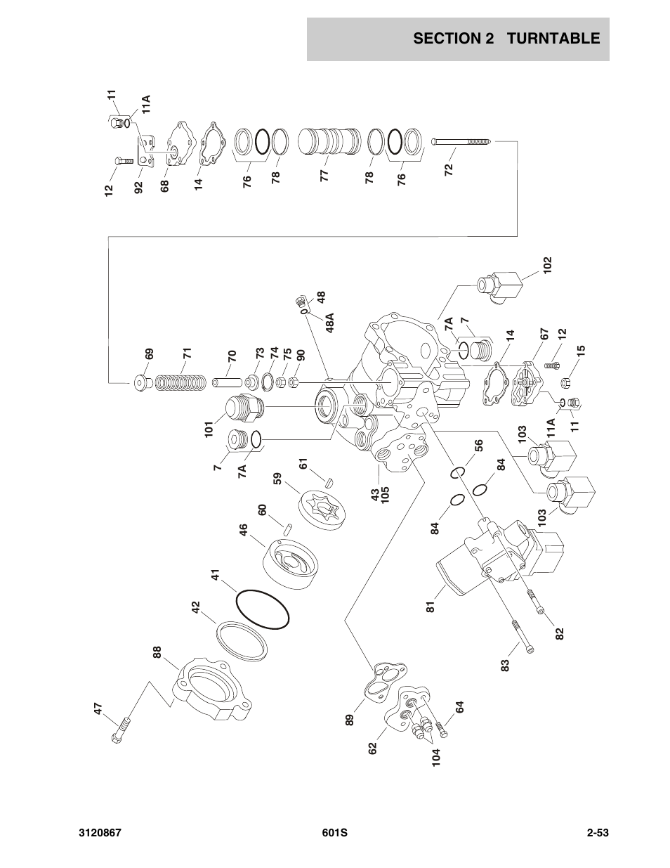 JLG 601S Parts Manual User Manual | Page 99 / 320