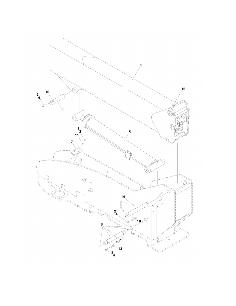 Figure 3-1. boom installation | JLG 1350SJP Parts Manual User Manual | Page 222 / 454
