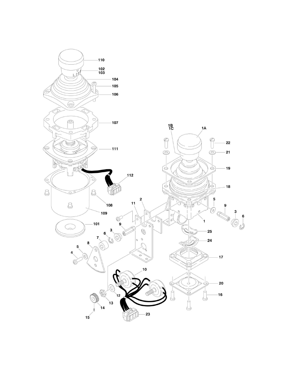 Figure 4-4. controller assembly (lift and swing) | JLG 1350SJP Parts Manual User Manual | Page 262 / 454