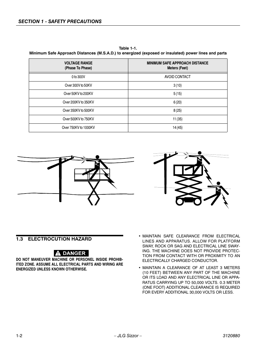 JLG 3969electric Operator Manual User Manual | Page 10 / 44