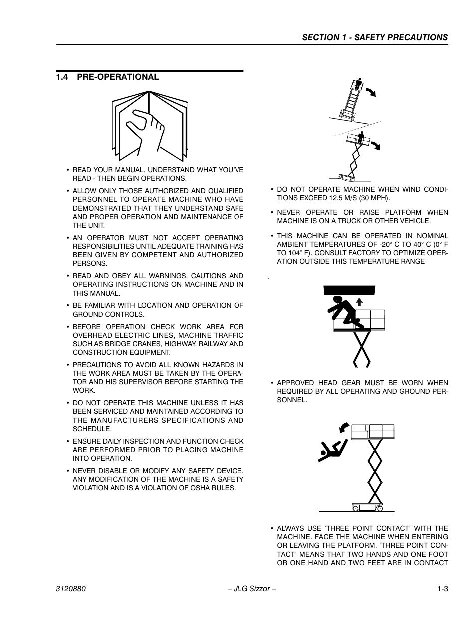 JLG 3969electric Operator Manual User Manual | Page 11 / 44