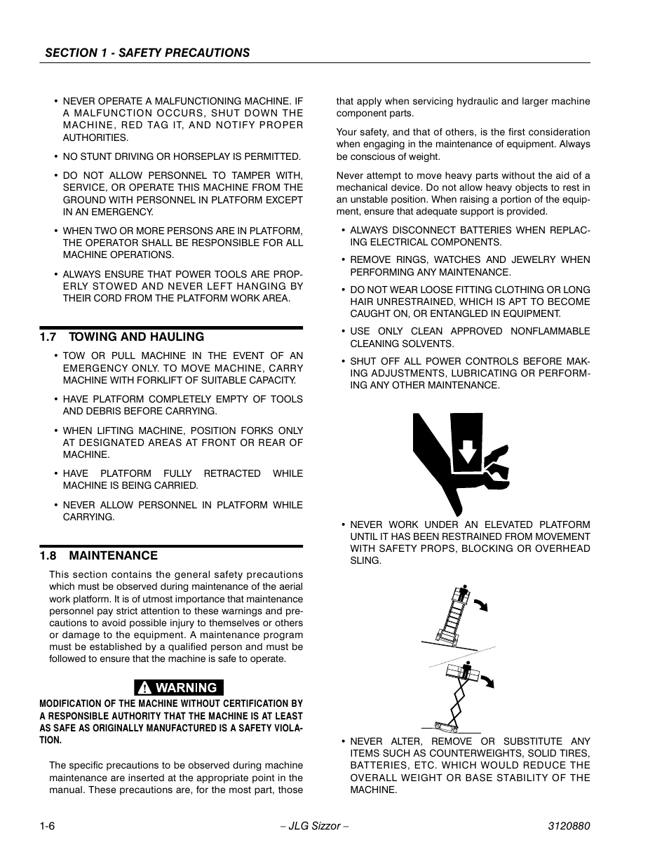 JLG 3969electric Operator Manual User Manual | Page 14 / 44