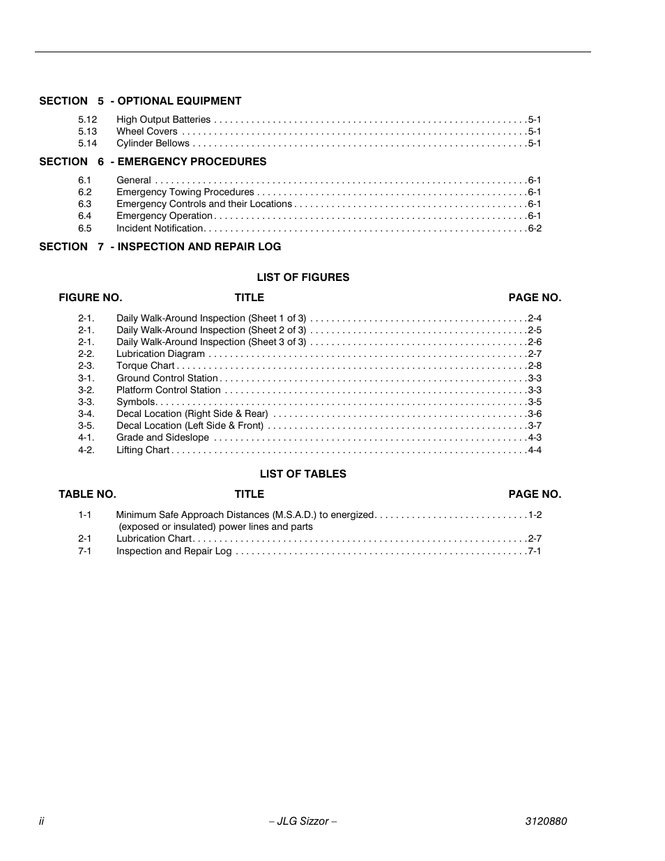 JLG 3969electric Operator Manual User Manual | Page 8 / 44
