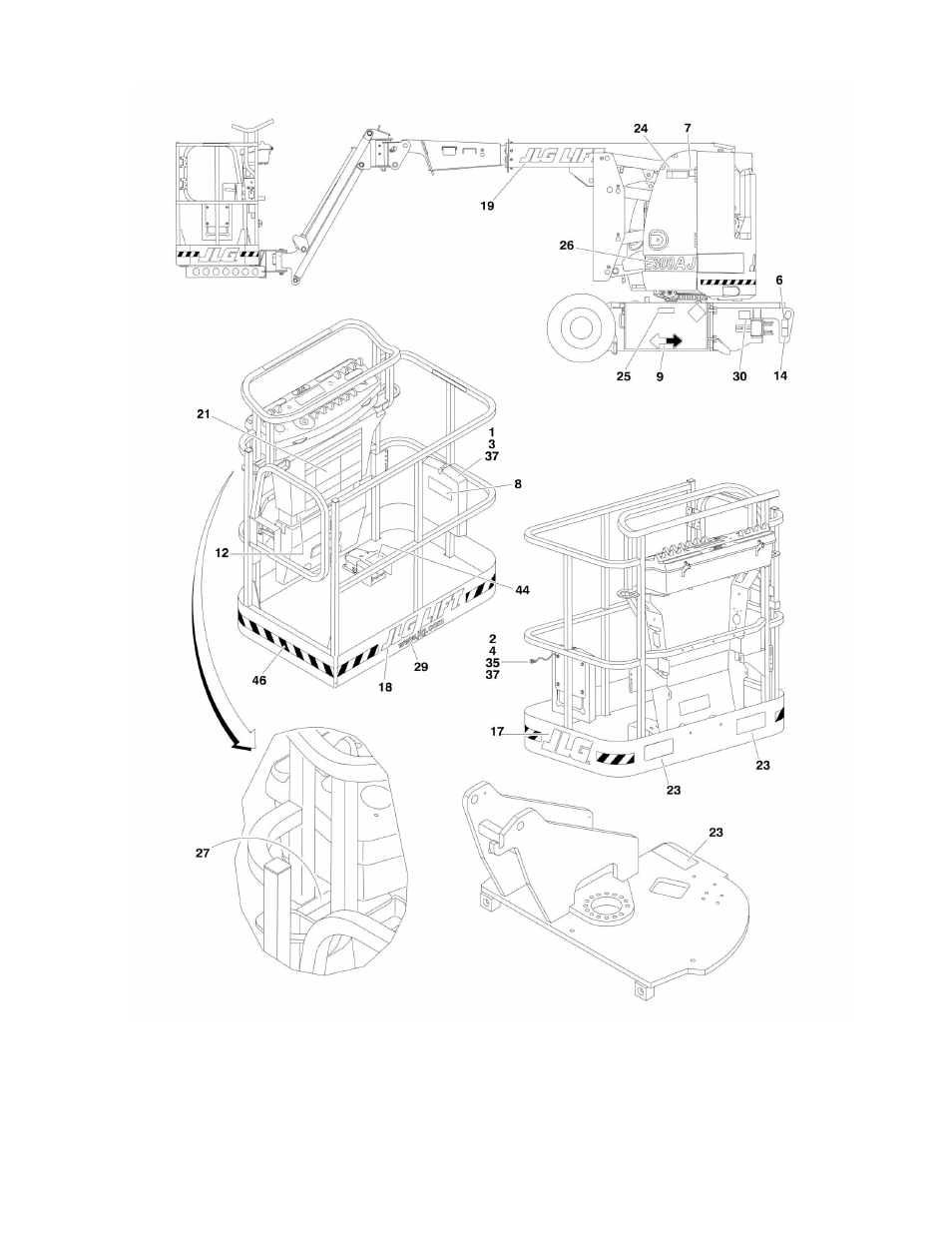 JLG E300 Parts Manual User Manual | Page 153 / 172