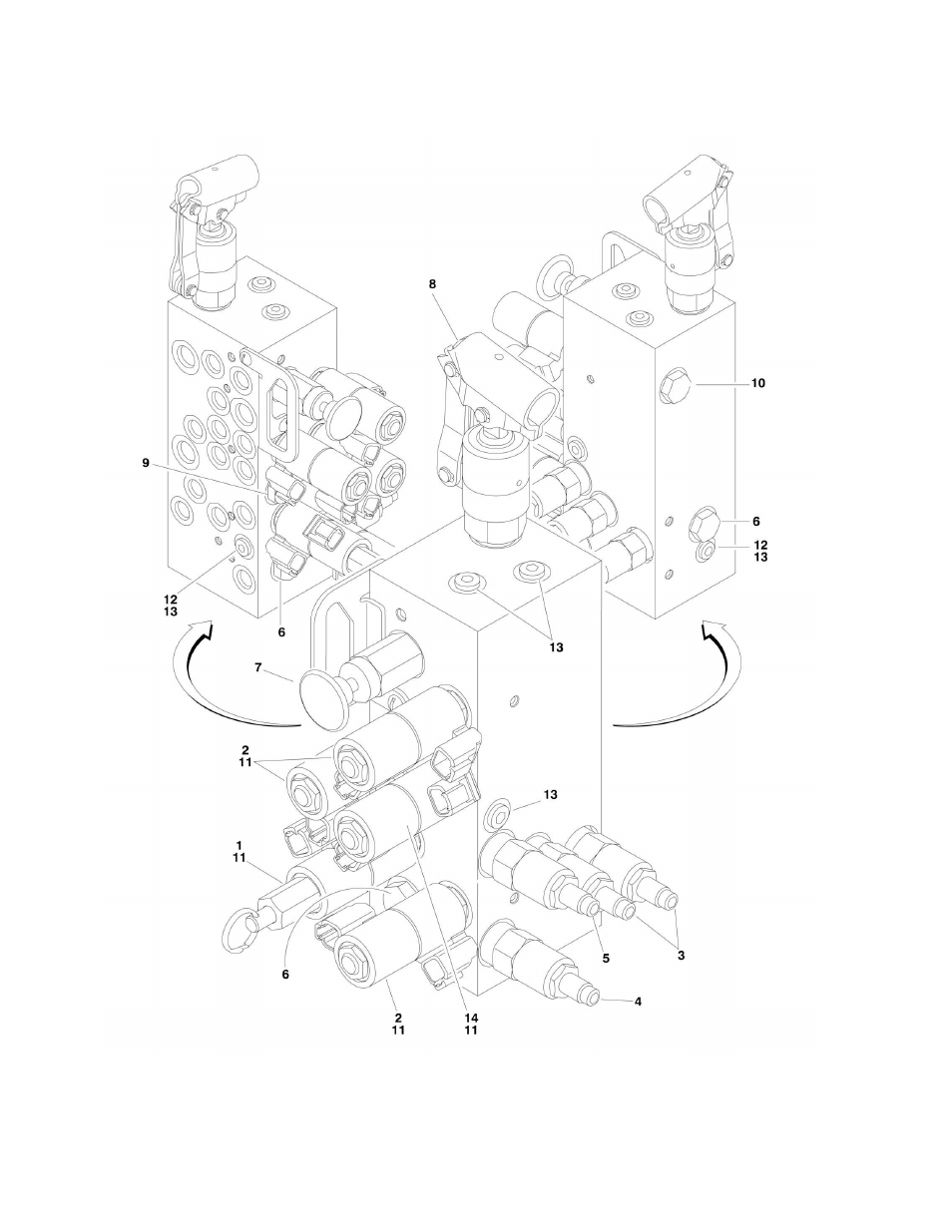 Figure 2-3. boom function valve assembly | JLG E300 Parts Manual User Manual | Page 38 / 172