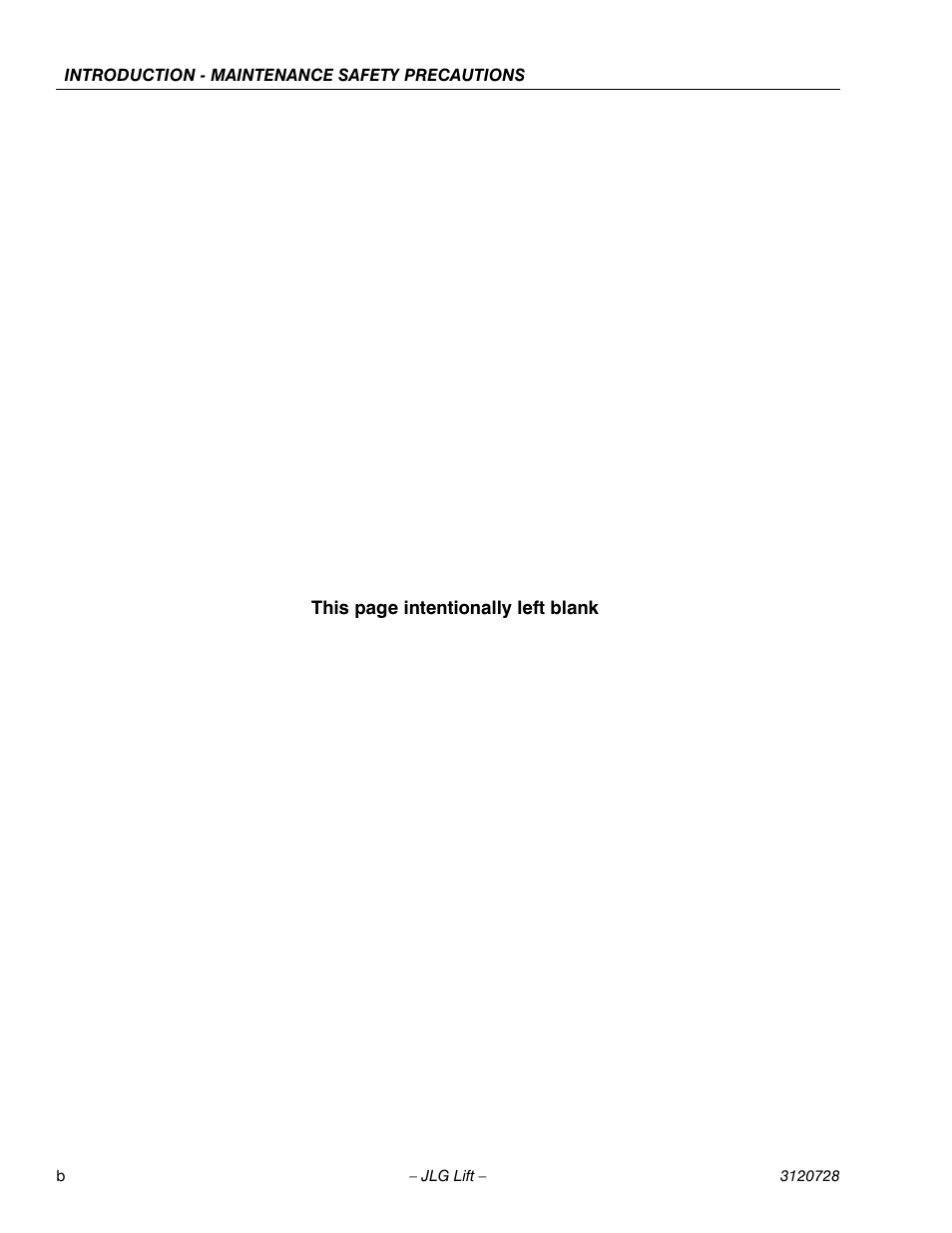 JLG 20VP (3120728) Service Manual User Manual | Page 6 / 104