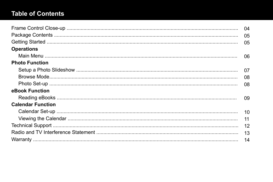 Aluratek ADPF07SF User Manual | Page 3 / 16