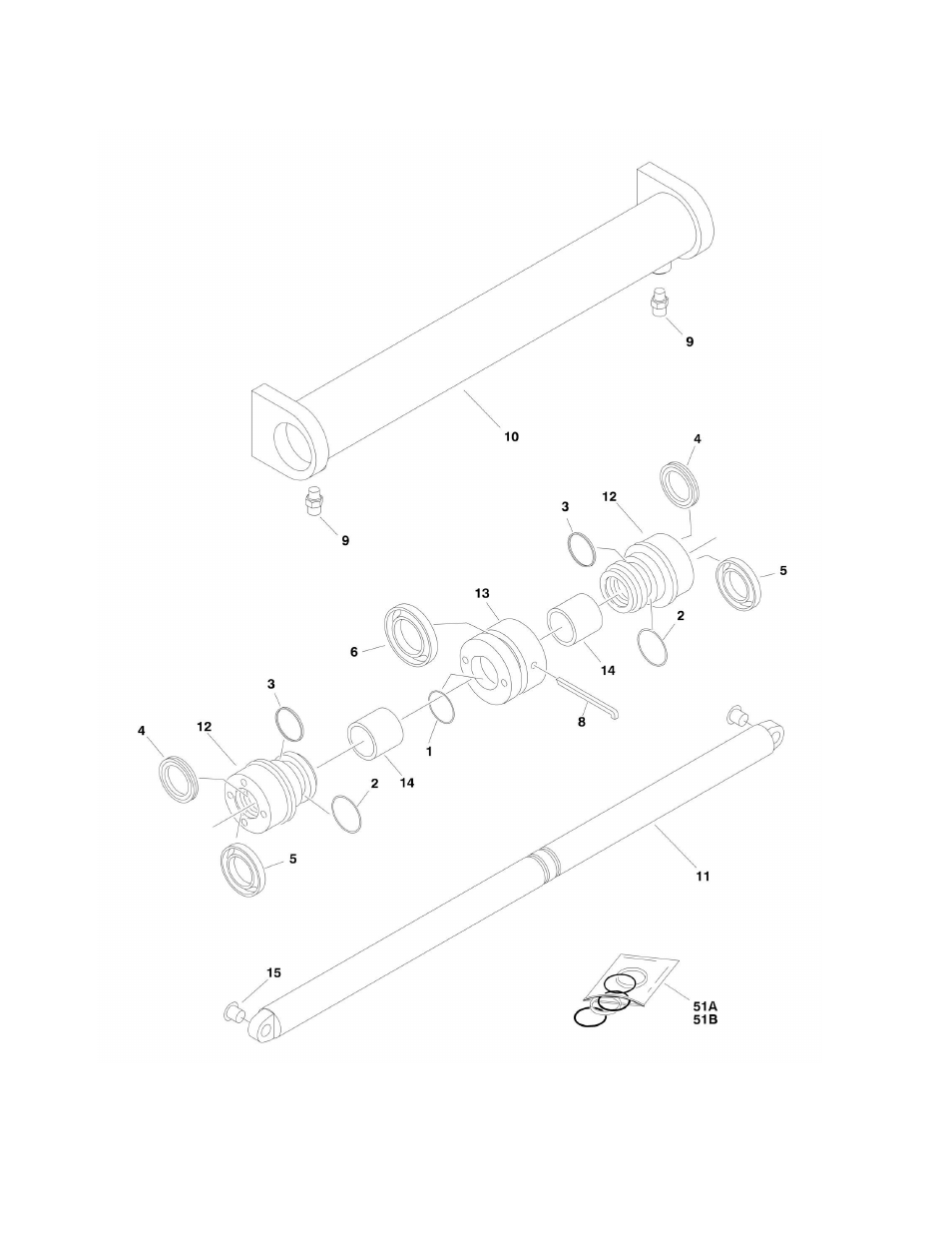 Figure 5-2. steer cylinder assembly | JLG 3246ES Parts Manual User Manual | Page 108 / 198
