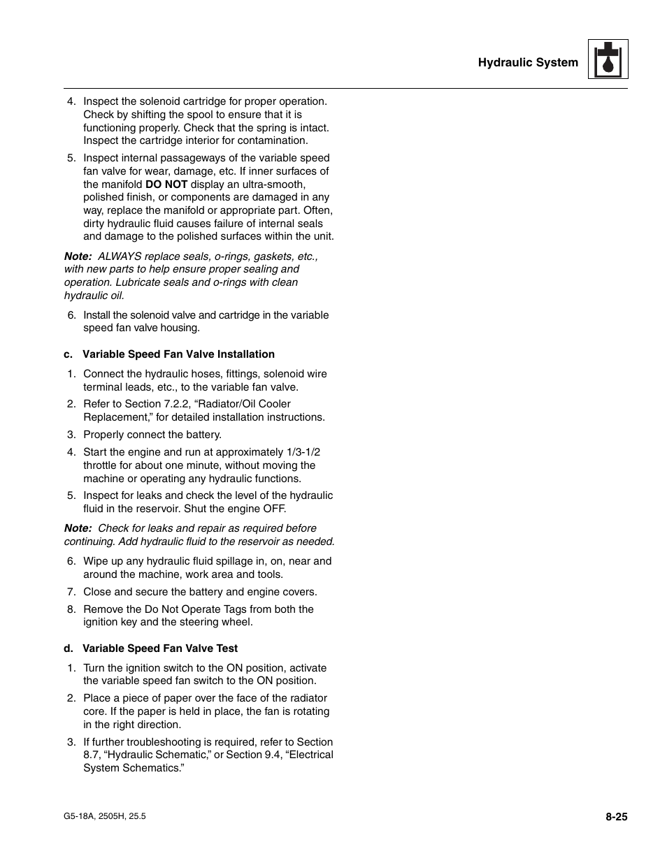 JLG G5-18A Service Manual User Manual | Page 115 / 180
