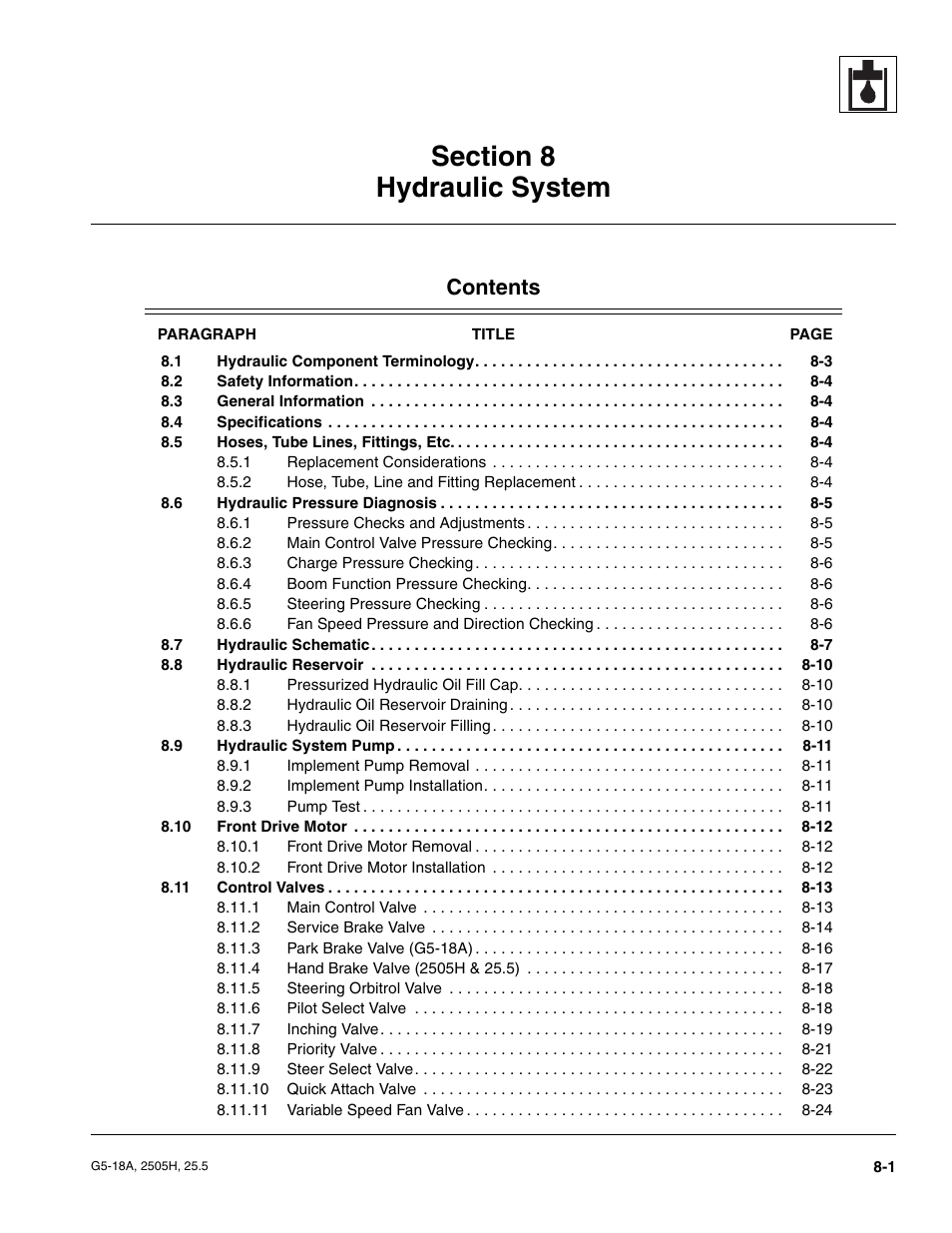 JLG G5-18A Service Manual User Manual | Page 91 / 180