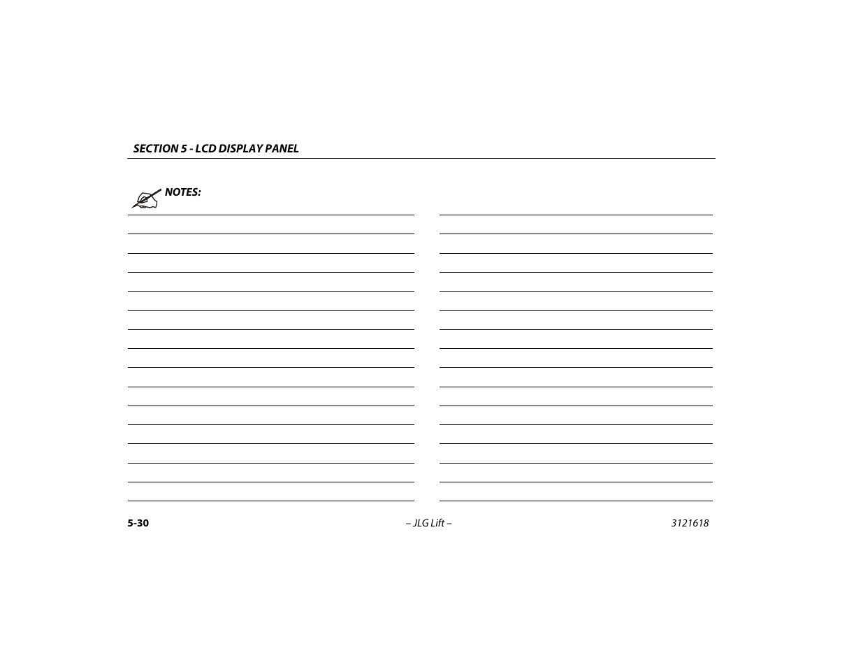 JLG 1850SJ Operator Manual User Manual | Page 130 / 160