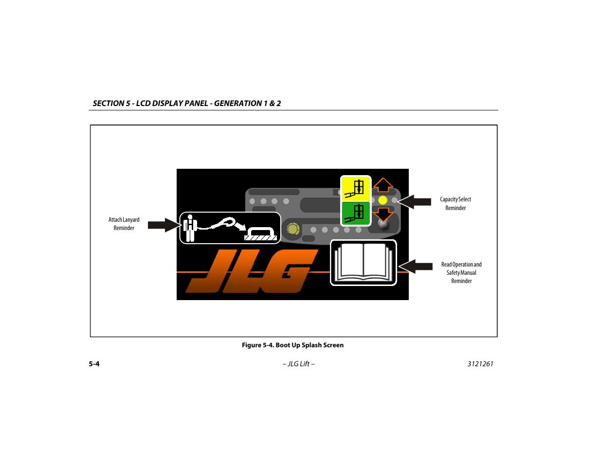 Boot up splash screen -4 | JLG 1500SJ Operator Manual User Manual | Page 100 / 192