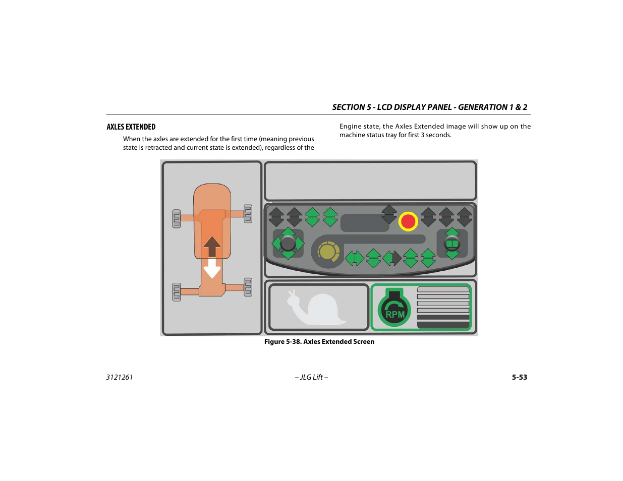 Axles extended screen -53 | JLG 1500SJ Operator Manual User Manual | Page 149 / 192