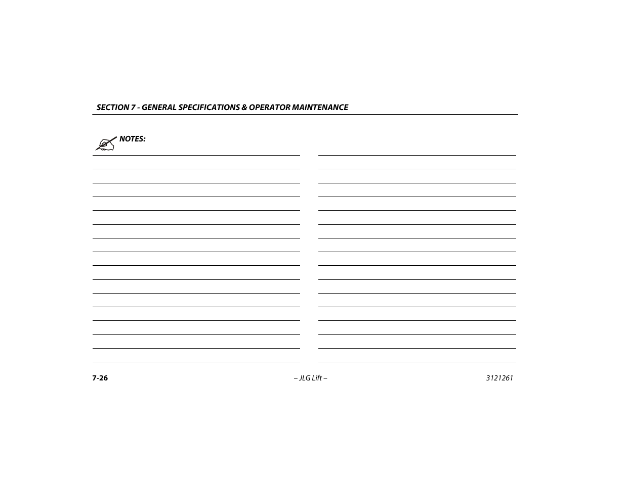 JLG 1500SJ Operator Manual User Manual | Page 186 / 192
