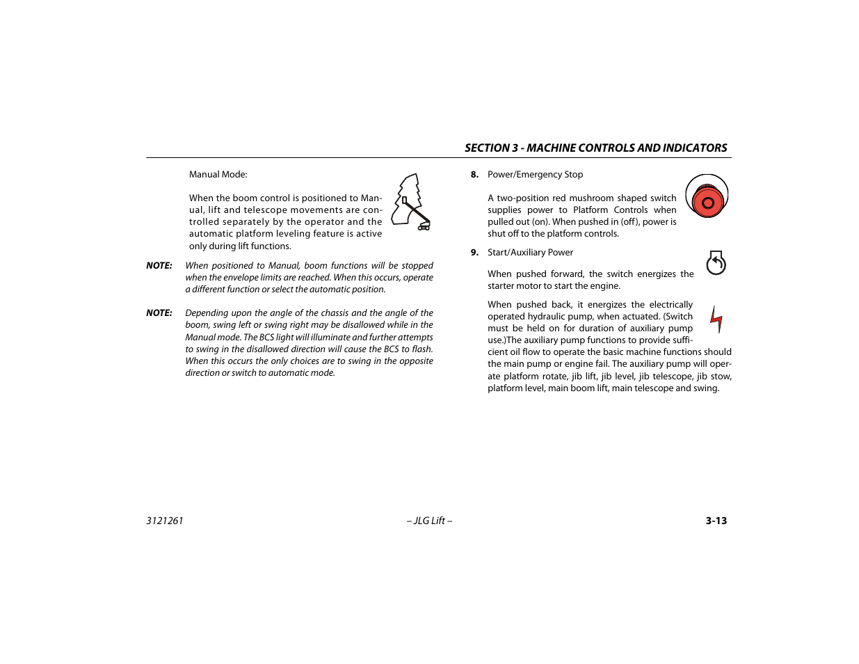 JLG 1500SJ Operator Manual User Manual | Page 57 / 192