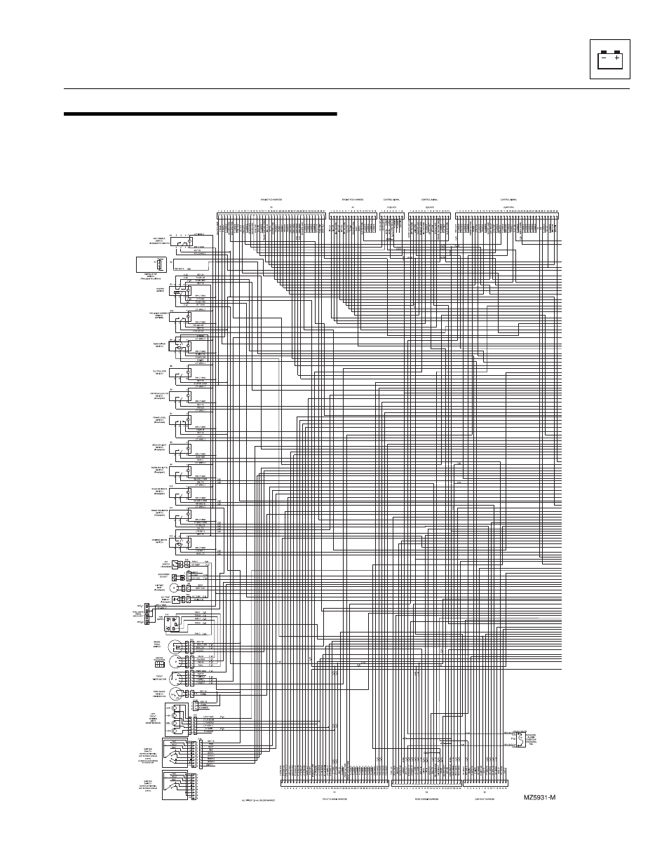 7 electrical system schematics, 1 cab harness electrical schematic, Electrical system schematics | Section 9.7.1, “cab, Harness electrical schematic, Cab harness electrical schematic | JLG 4013PS Service Manual User Manual | Page 151 / 236