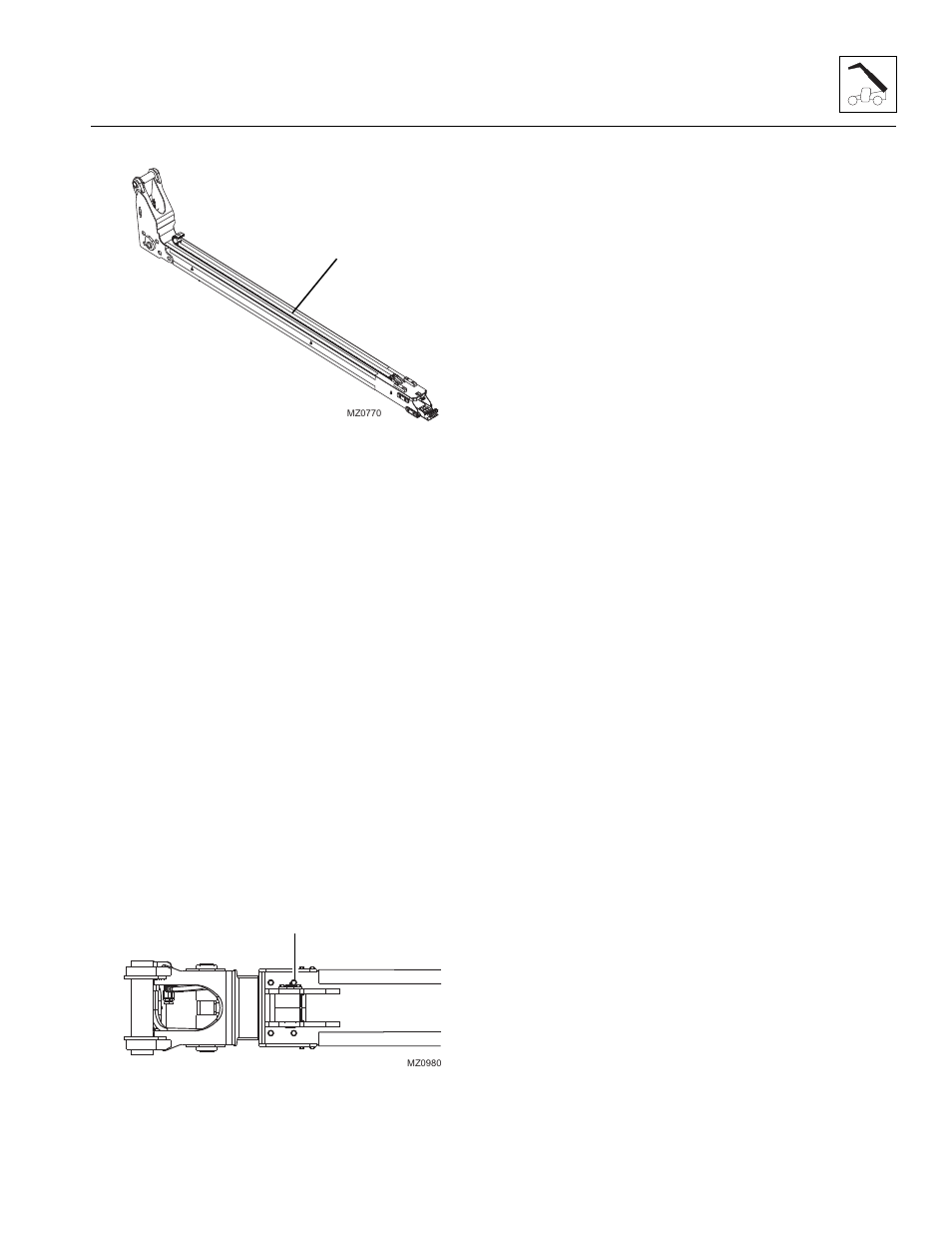 7 fourth boom section installation, 8 third and fourth boom section installation, Fourth boom section installation | Third and fourth boom section installation | JLG 4013PS Service Manual User Manual | Page 45 / 236