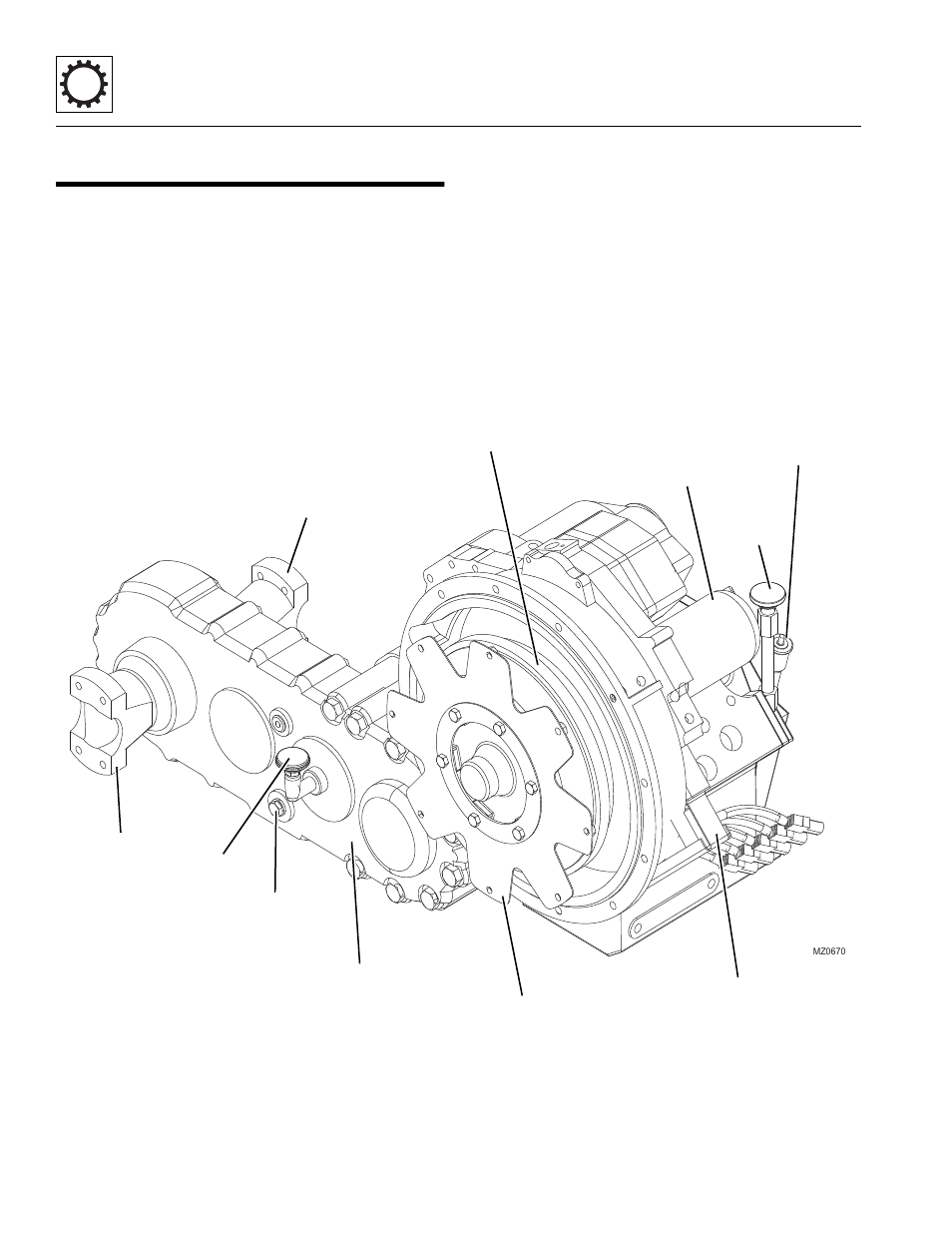 1 transmission assembly component terminology, Transmission assembly component terminology, Transmission | JLG 4013PS Service Manual User Manual | Page 88 / 236