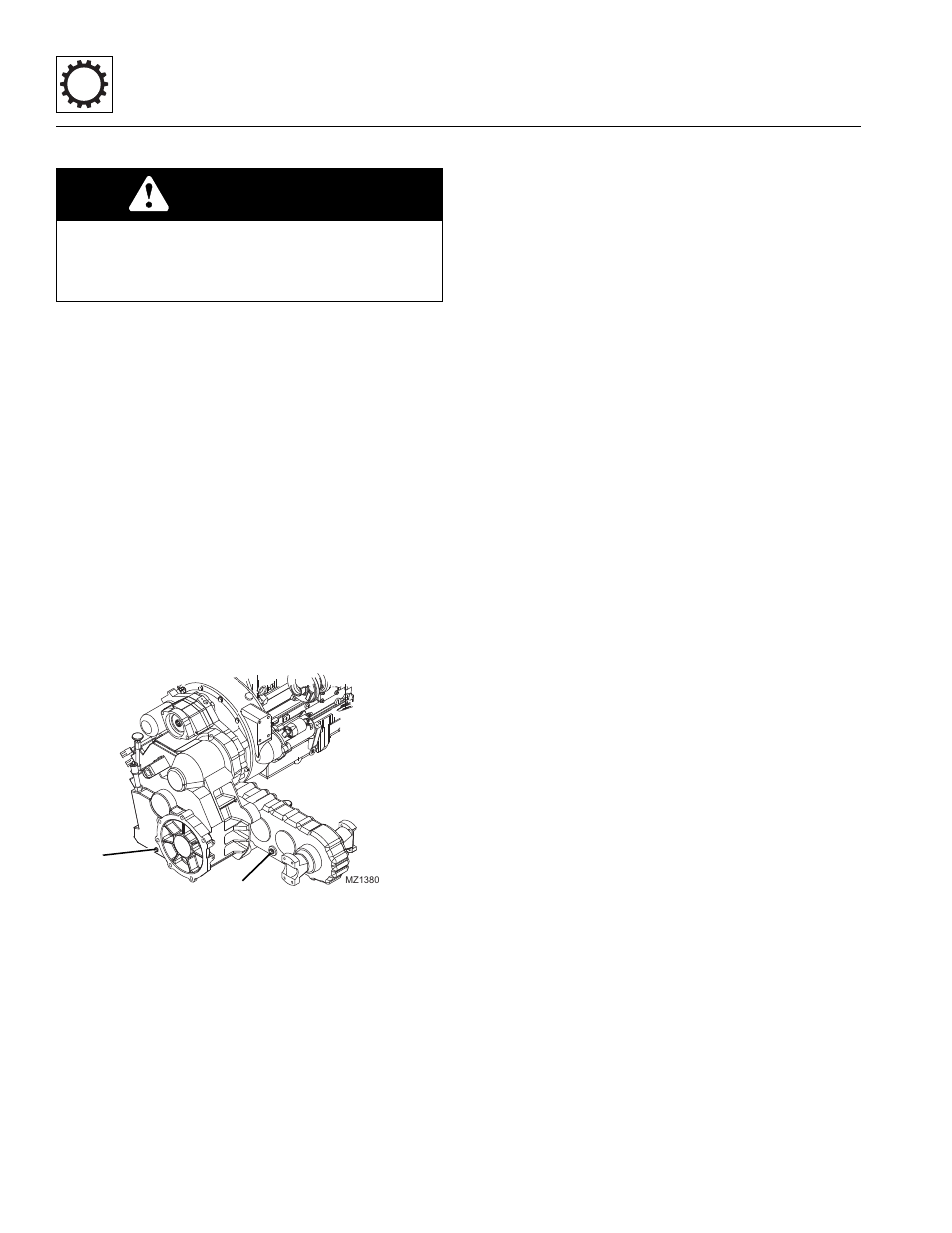 1 transmission removal, Transmission removal, Warning | JLG 4013PS Service Manual User Manual | Page 90 / 236