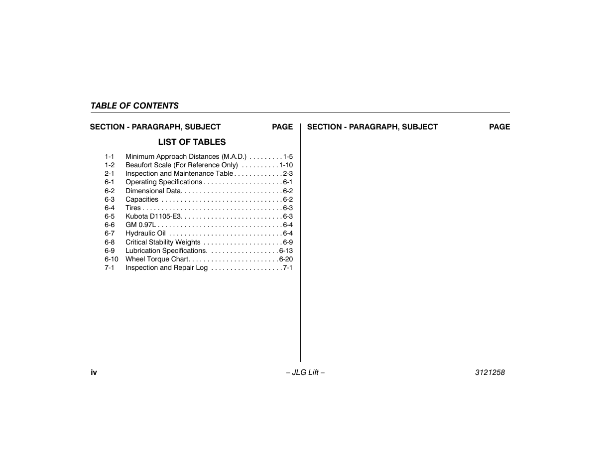 JLG 340AJ Operator Manual User Manual | Page 10 / 106