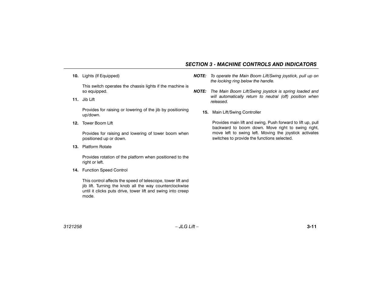 JLG 340AJ Operator Manual User Manual | Page 43 / 106