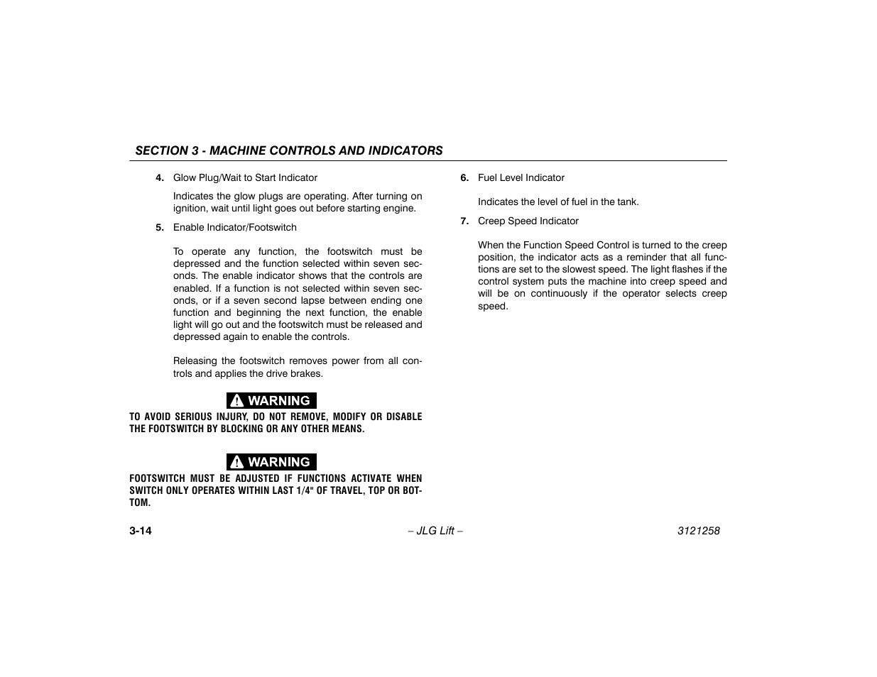 JLG 340AJ Operator Manual User Manual | Page 46 / 106