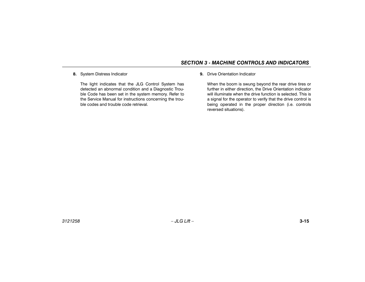 JLG 340AJ Operator Manual User Manual | Page 47 / 106