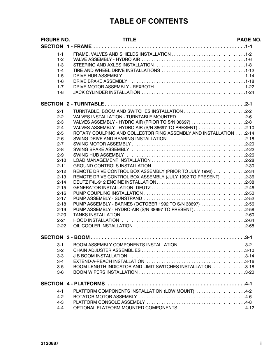 JLG 120HX ANSI Parts Manual User Manual | Page 5 / 210