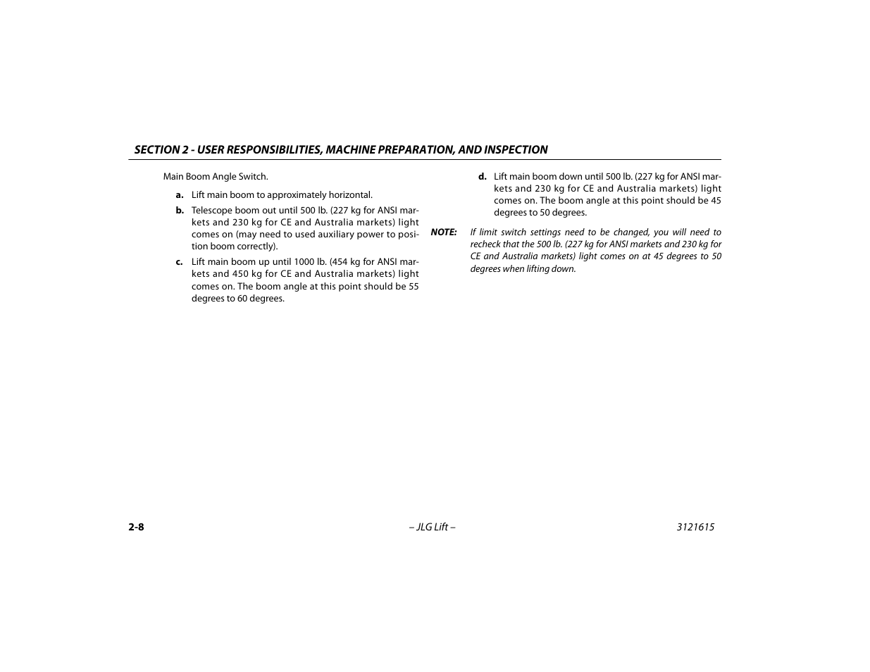 JLG 600A_AJ Operator Manual User Manual | Page 36 / 138