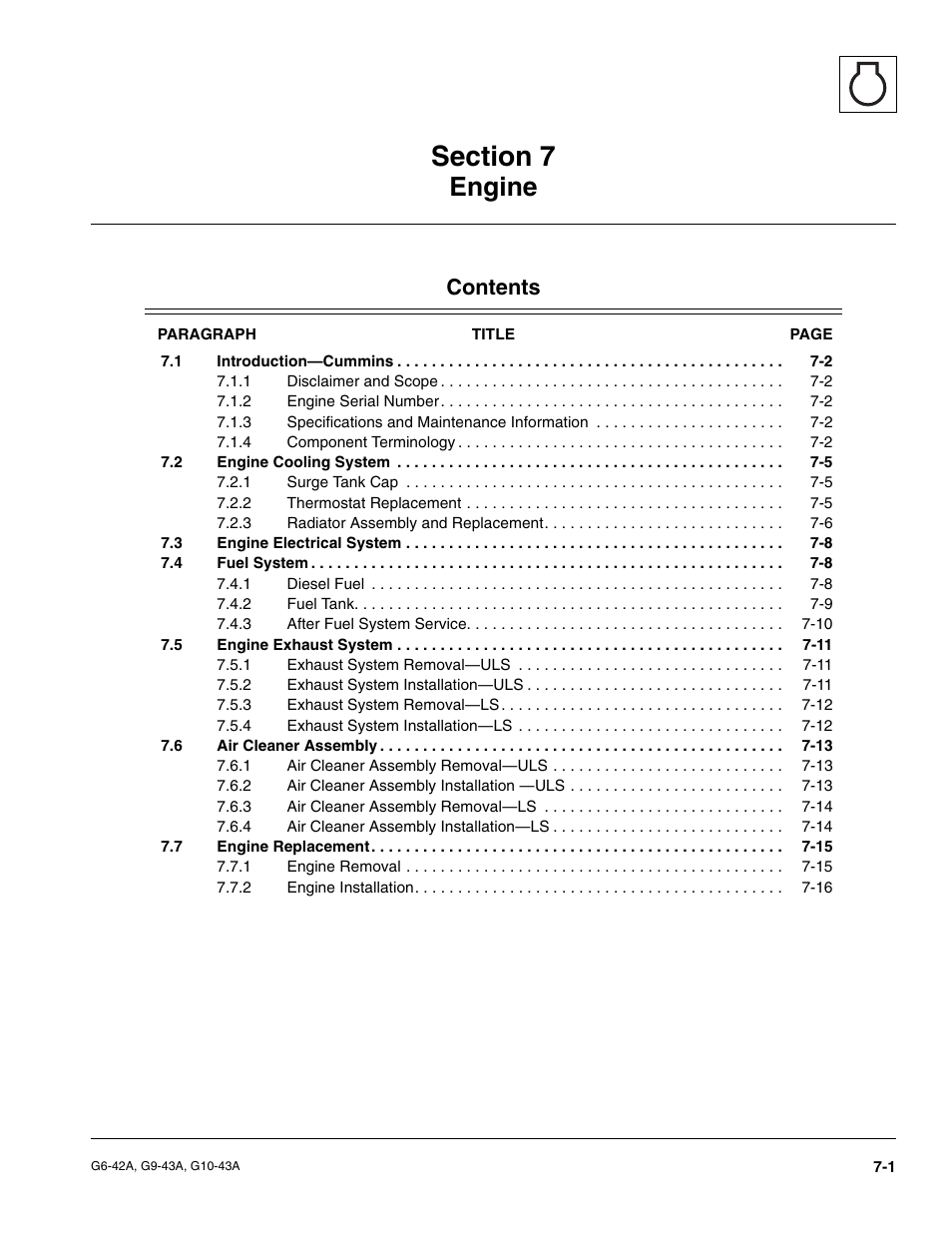 JLG G6-42A Service Manual User Manual | Page 113 / 206