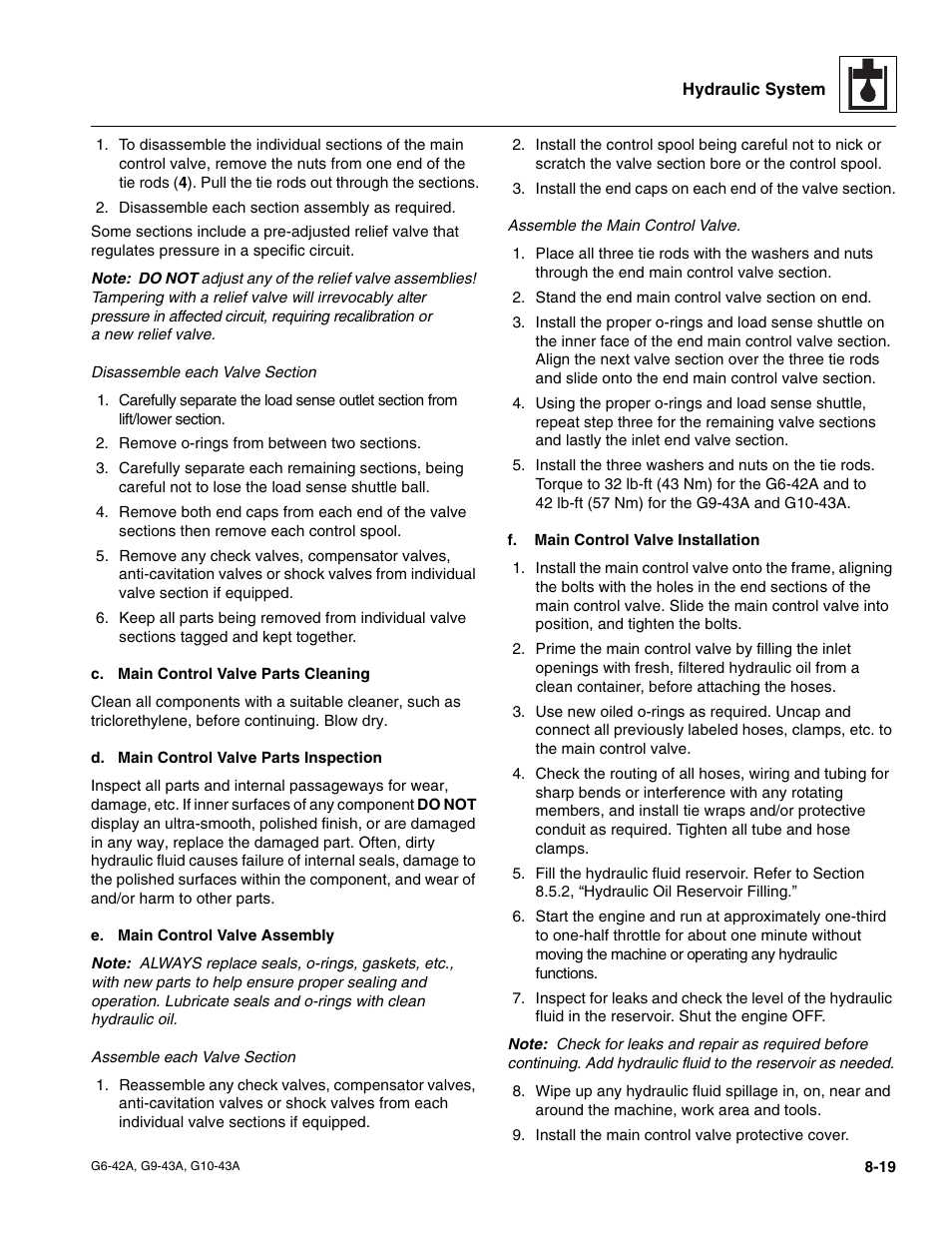 JLG G6-42A Service Manual User Manual | Page 147 / 206