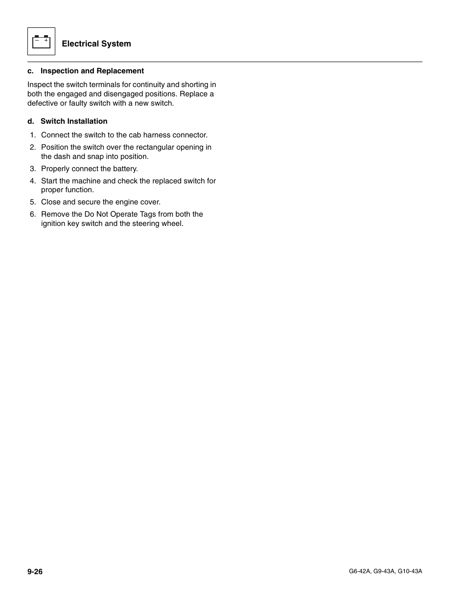 JLG G6-42A Service Manual User Manual | Page 182 / 206
