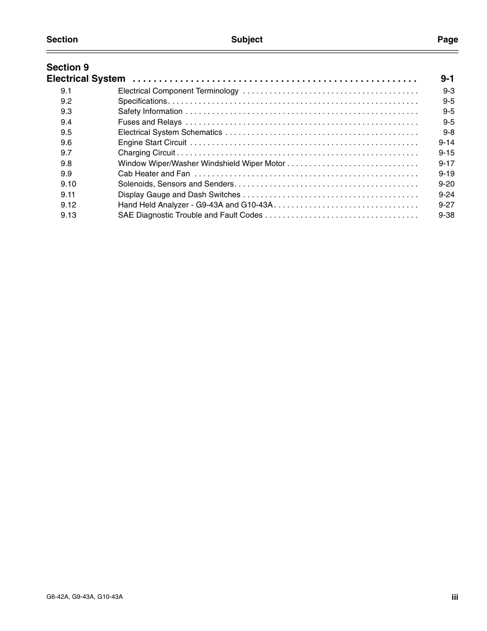 JLG G6-42A Service Manual User Manual | Page 7 / 206