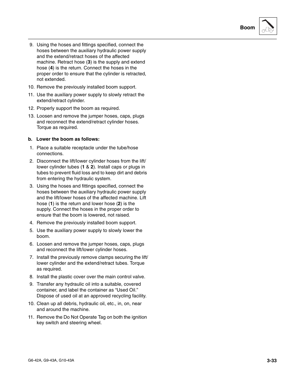 JLG G6-42A Service Manual User Manual | Page 71 / 206