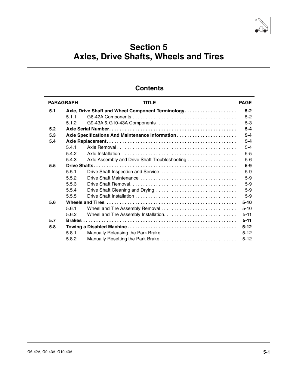 JLG G6-42A Service Manual User Manual | Page 89 / 206