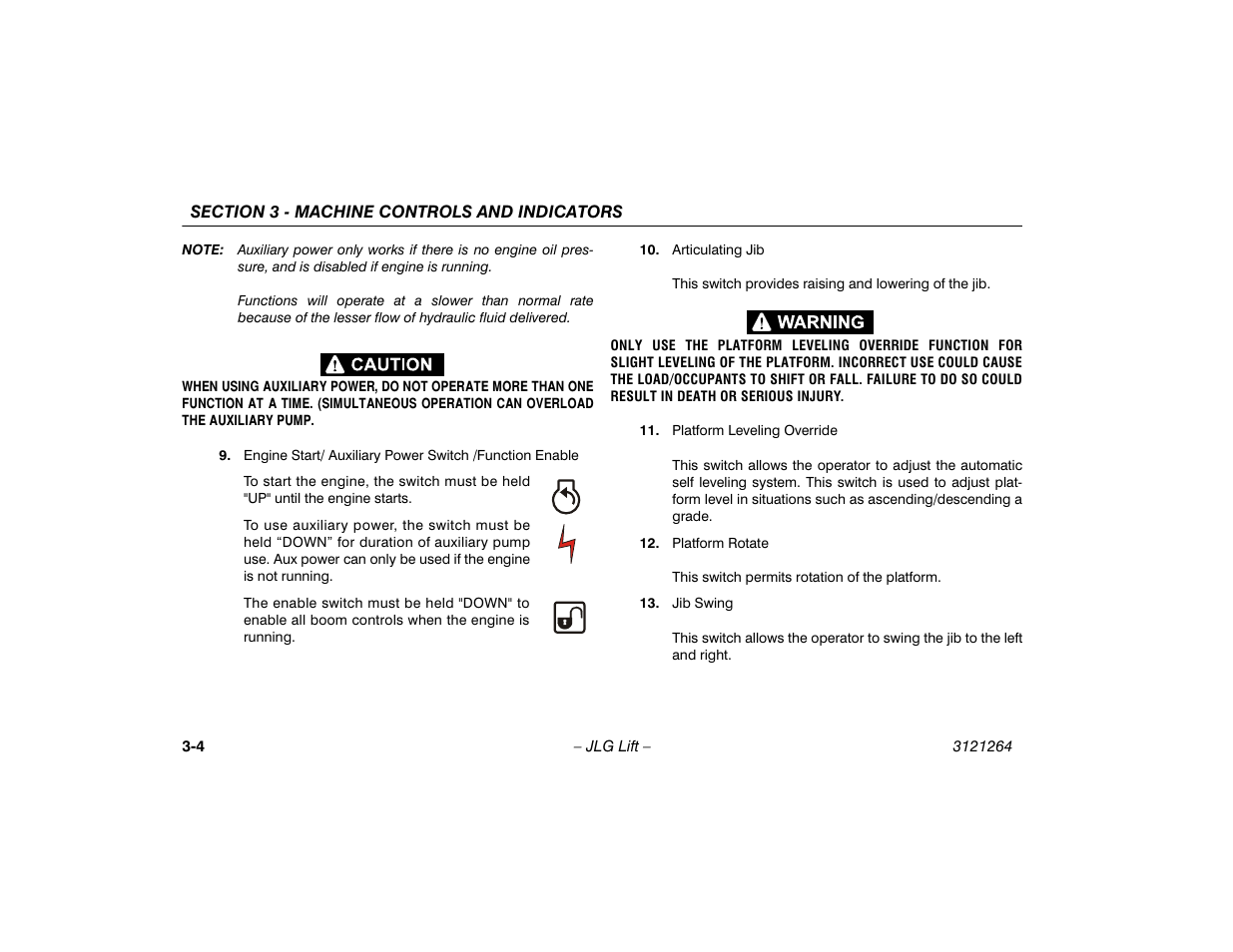 JLG 1100SB Operator Manual User Manual | Page 36 / 102