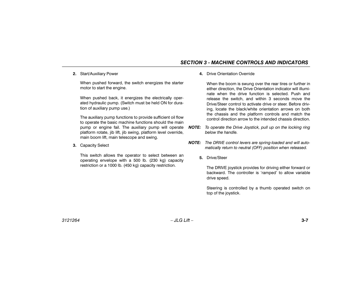 JLG 1100SB Operator Manual User Manual | Page 39 / 102