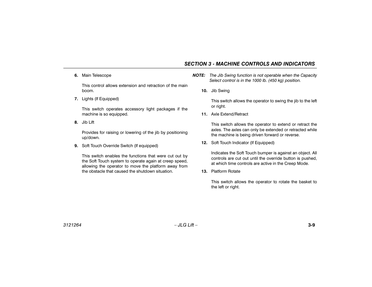 JLG 1100SB Operator Manual User Manual | Page 41 / 102