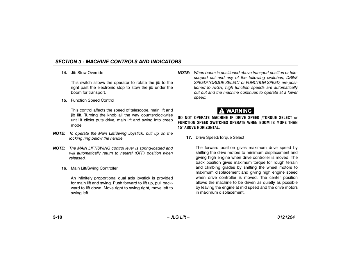 JLG 1100SB Operator Manual User Manual | Page 42 / 102