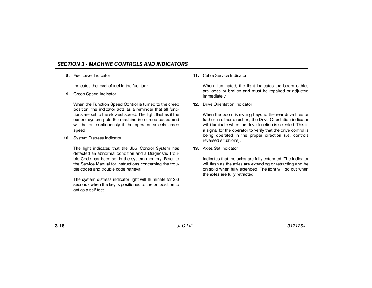 JLG 1100SB Operator Manual User Manual | Page 48 / 102