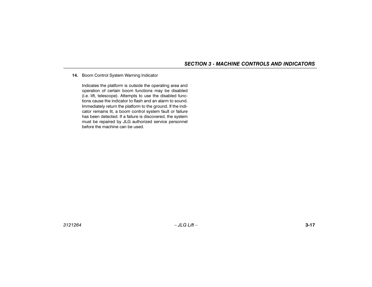 JLG 1100SB Operator Manual User Manual | Page 49 / 102