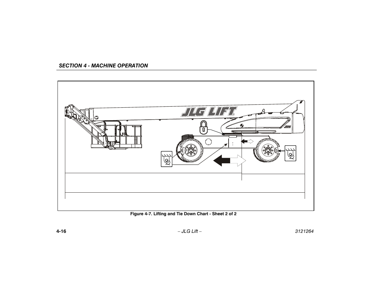 Lifting and tie down chart - sheet 2 of 2 -16 | JLG 1100SB Operator Manual User Manual | Page 66 / 102