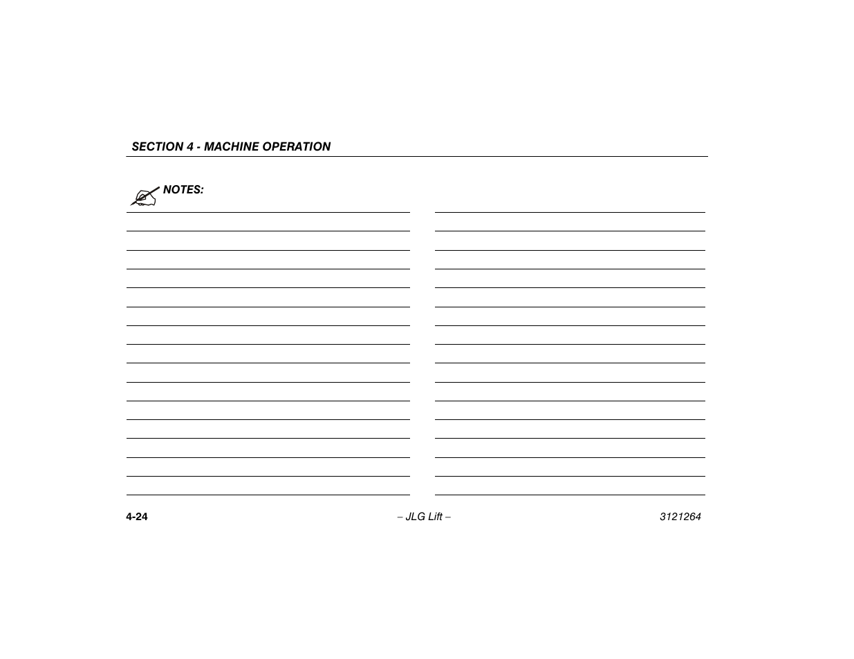 JLG 1100SB Operator Manual User Manual | Page 74 / 102