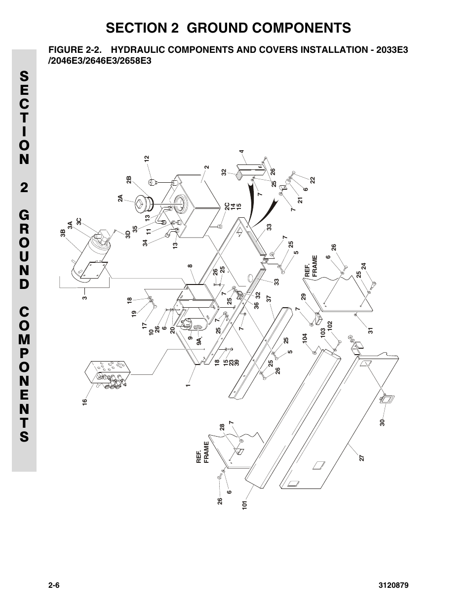 2046e3/2646e3/2658e3 -6 | JLG 2658E3 Parts Manual User Manual | Page 42 / 192