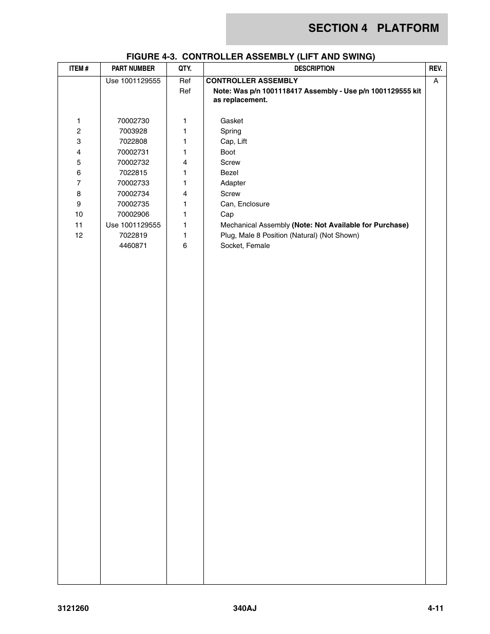 JLG 340AJ Parts Manual User Manual | Page 111 / 190